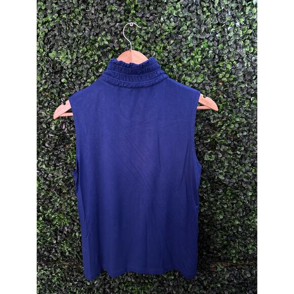 Jillian Nicole, Blue Sleeveless Blouse, Women’s PL - Picture 4 of 4